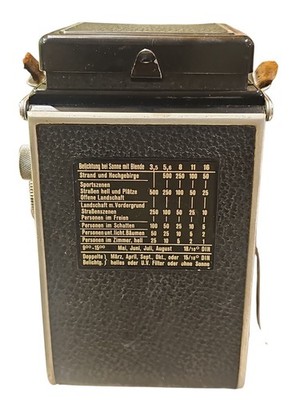 Vintage Rolleiflex DRP DRGM Franke Heidecke Compur Rapid Camera W