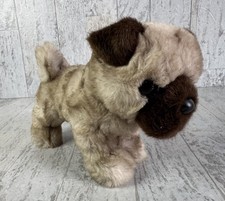 Douglas Cuddle Toy Pug Puppy Dog Stuffed Animal 14502 Brown Dark Brown Toy