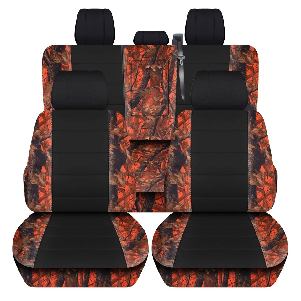 Designcovers Camouflage Seat Covers For Chevy GMC Trucks 1999-2002 – Heavy Duty Canvas
