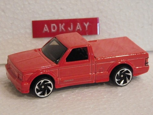 Hot Wheels ~ 1991 GMC Syclone ~ with Black Int., Black Base & RA6 Chrome Wheels