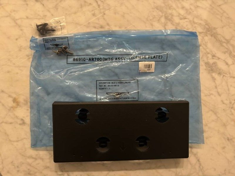 Genuine Front License Plate Mounting Bracket ⭐OEM⭐ Genesis GV70 2022