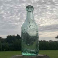 Spencer. Connor & Co Manchester Antique Glass Vintage Bottle