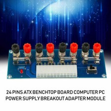 24 Pins ATX Benchtop Board Computer PC Power Supply Breakout Adapter Module Hot