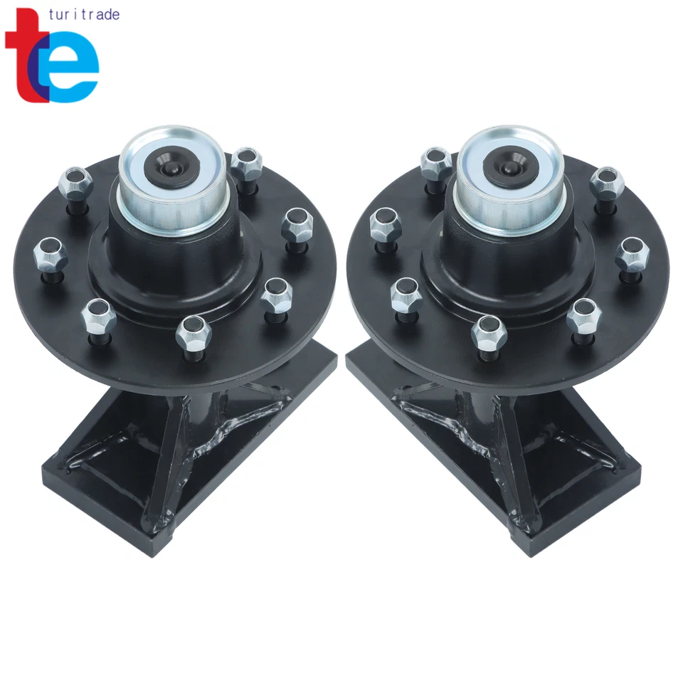 Shipping Container Wheels and Bolt-On Spindle Kit w/o Handle 8 × 6.5 Lug - Image 2 of 4