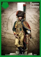 1/24 Resin Figure Kit French Chasseur Imperial Guard Napoleonic Wars Unpainted