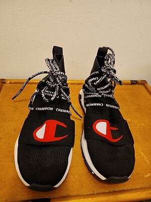Champion Rally Pro Black White Athletic Shoes Men display picture 1