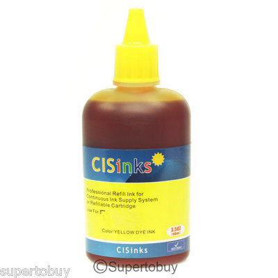 CISinks T078 100ml Yellow Refill Ink Bottle alternative for R280 R285 R270