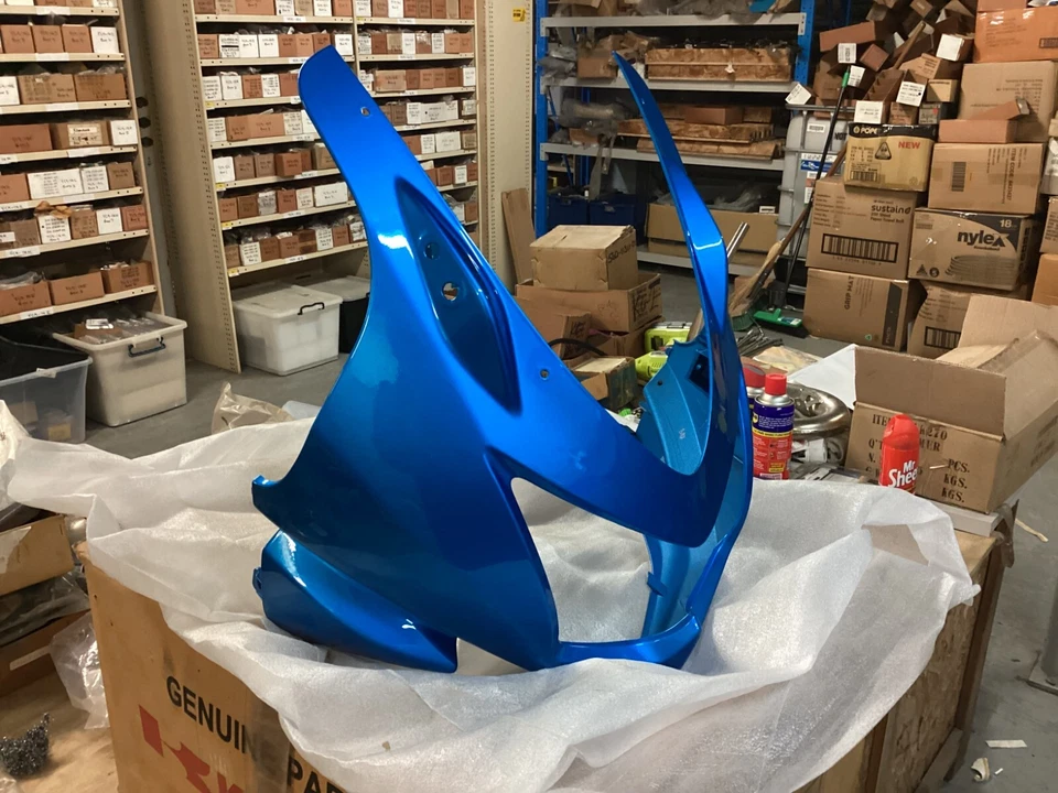 GENUINE KAWASAKI PARTS FRONT UPPER COWLING 250R NINJA 2008-2010 55028-0153-15W - Image 3 of 4