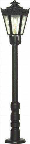 HO Scale Accessories - 6071 - H0 Park lamp black with clear shade, LED warmwhite - Afbeelding 1 van 1