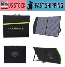 100W PUJIMAX Portable Foldable Solar Panel Kit Solar Power Station Solar Output