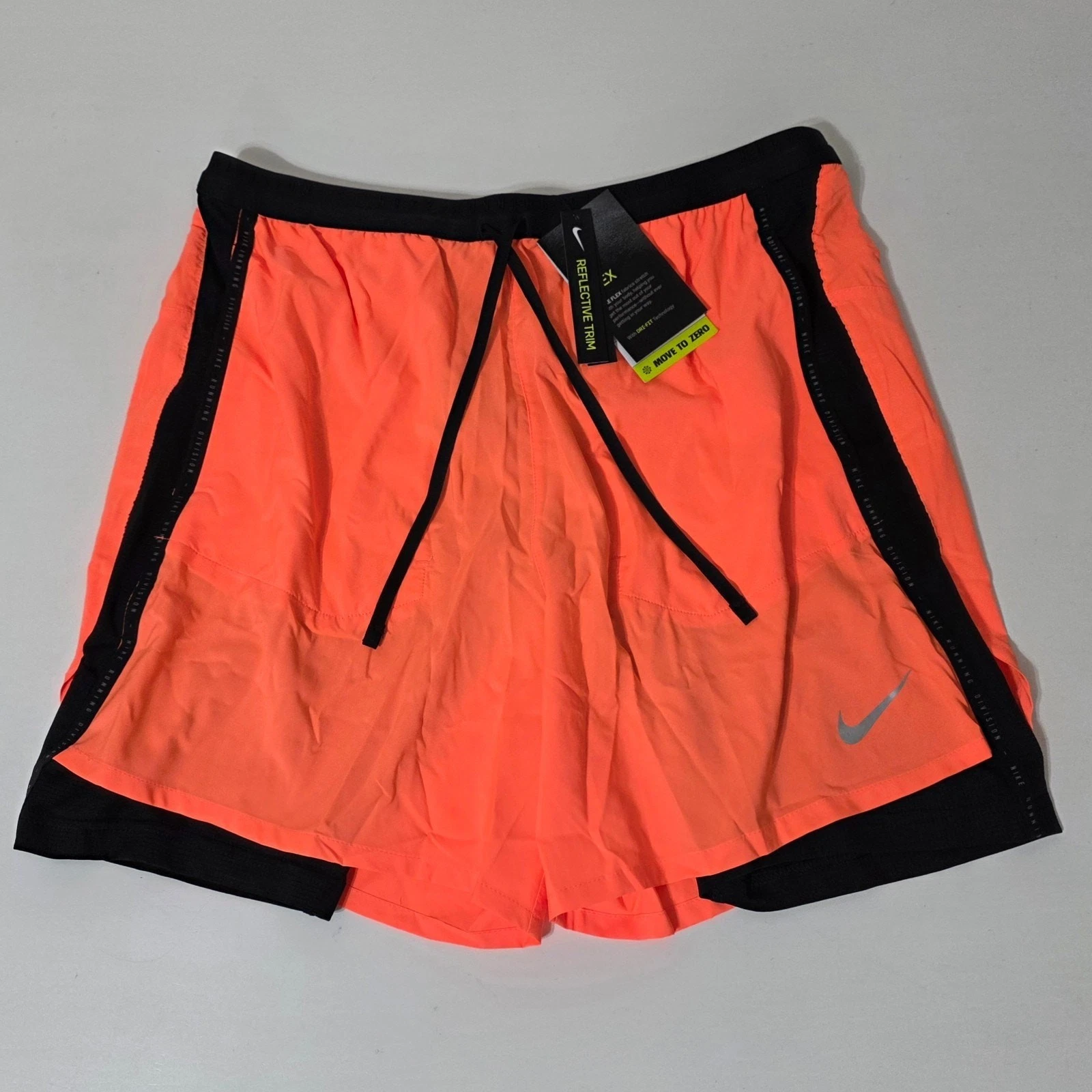 Nike Run Division Flex Stride Hybrid 2-IN-1 5" Running Shorts DA0280 854 Size L