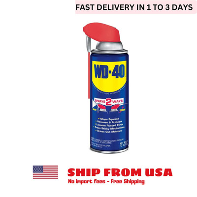 12 Oz. Multi-Use Product, Multi-Purpose Lubricant Spray with Smart Straw