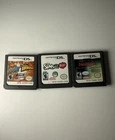 3 Nintendo DS Games No Cases, Narnia Prince Caspian, Sims 2& SpongeBob