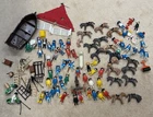 Lot Of 85 + Vintage 1974 Playmobil Figures + Accessories + Pieces