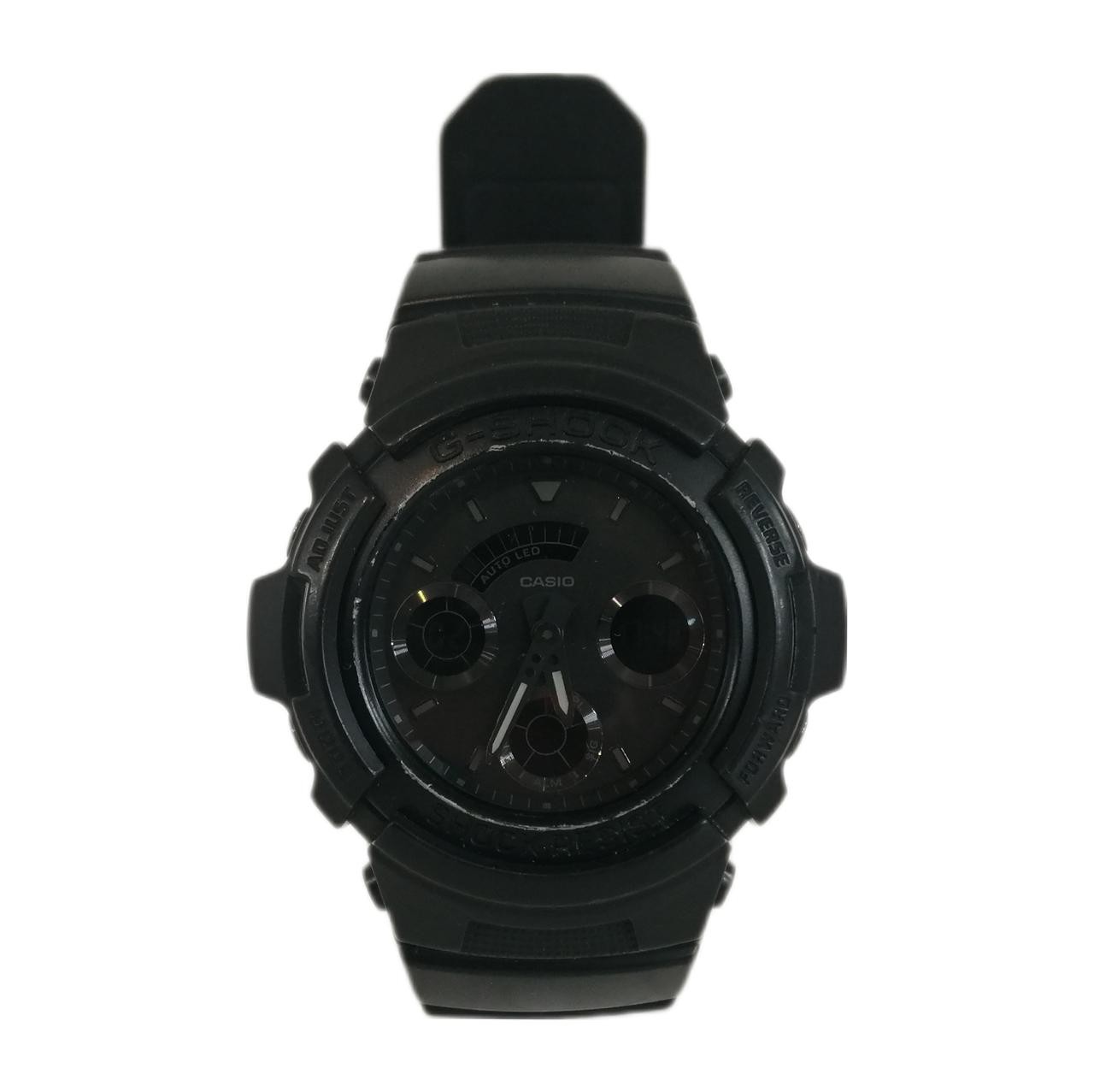 CASIO G-SHOCK AW-591BB Black Quartz Digital Watch with Shock Resistance