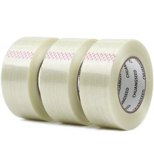 CHUANGSEED 3Pack Mono Filament Strapping Tape 6.2mil x 2Inch x 60yds Commodity G