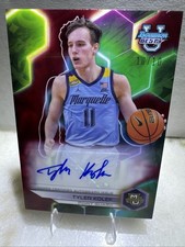 2023-24 Bowman U Best #b23-tk- Tyler Kolek RED REFRACTOR 10/10 RC AUTO- 💎