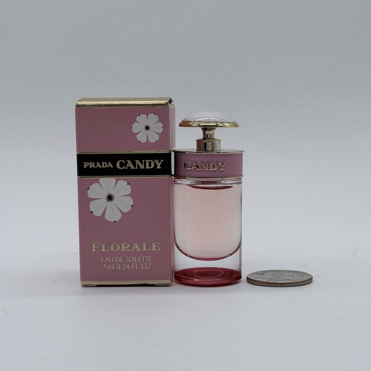 Prada Candy Florale Eau De Toilette 7ml-0.24fl.oz Mini New In Box