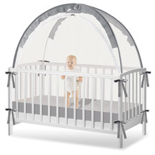 Crib Tent to Keep Baby from Climbing Out - Crib Net to Keep Baby in - Pop Up Bre
