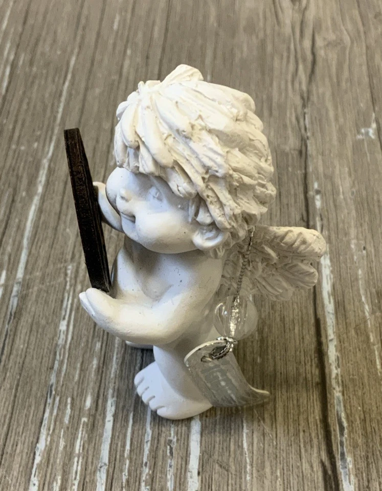 Live & Love Poly Engel Igor mit Lebensbaum Weiß ca. 7cm Dekoration (L7-37 - Bild 2 von 4