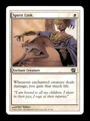 Spirit Link LP Light Play Eighth Edition MTG [7792]