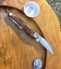 Great Eastern Cutlery 380321 English Whittler Burnt Orange Jigged Bone GEC 38 — photo 9