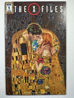 X-Files #1 Miran Kim Art Appreciation Variant IDW 2016 Gustav Klimp ''The Kiss''  