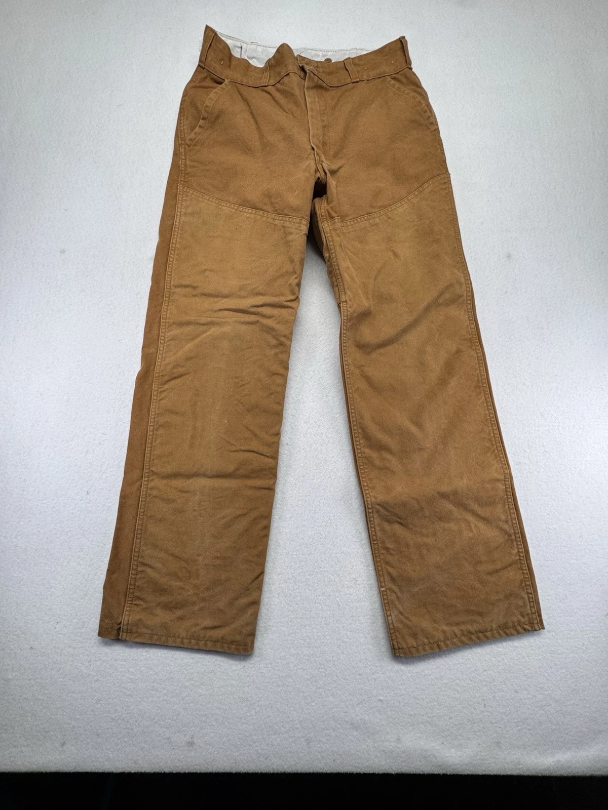 Vintage Red Head Bone-Dry Men’s Pants Brown Duck Canvas Hunting USA Size 34 X 28
