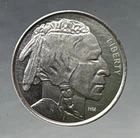1/10oz Silver Round - American Buffalo and Indian Head Nickel Inspired .999 Fine
