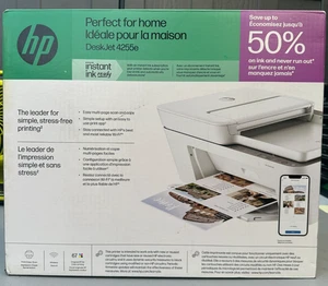 HP DeskJet 4255e Wireless All-in-One Color Inkjet Printer Print Scan Copy