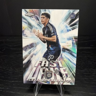 Alejandro Alvarado 2025 Topps Chrome MLS Fast Lane RC San Diego FC