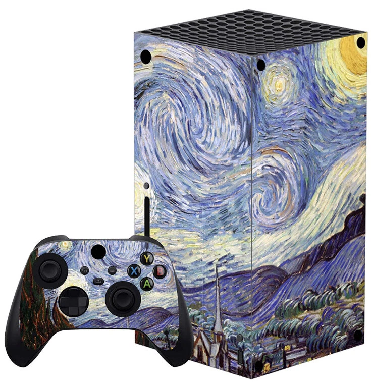 Xbox Series X Starry Night Wrap Custom Skin Xbox Series X Console