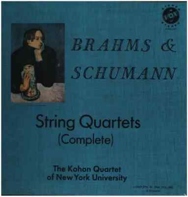 LP-BOX Brahms / Schumann String Quartets (Complete), Kohon Quartet voxbox