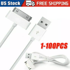 3FT 30 pin USB Charging Data Cable Cord for iPad 1/2/3 iPod Nano 1-6 LOT