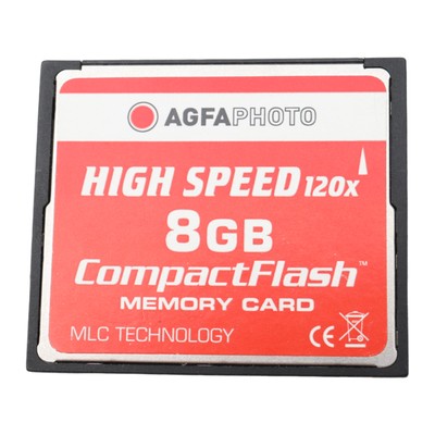Agfa Agfaphoto Highspeed CF Speicherkarte 8GB memory card Digital Film