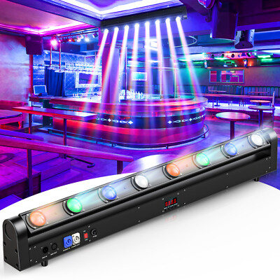120W Laser Moving Head Stage 8 Eyes RGBW Light Dmx512 Control DJ Party Club