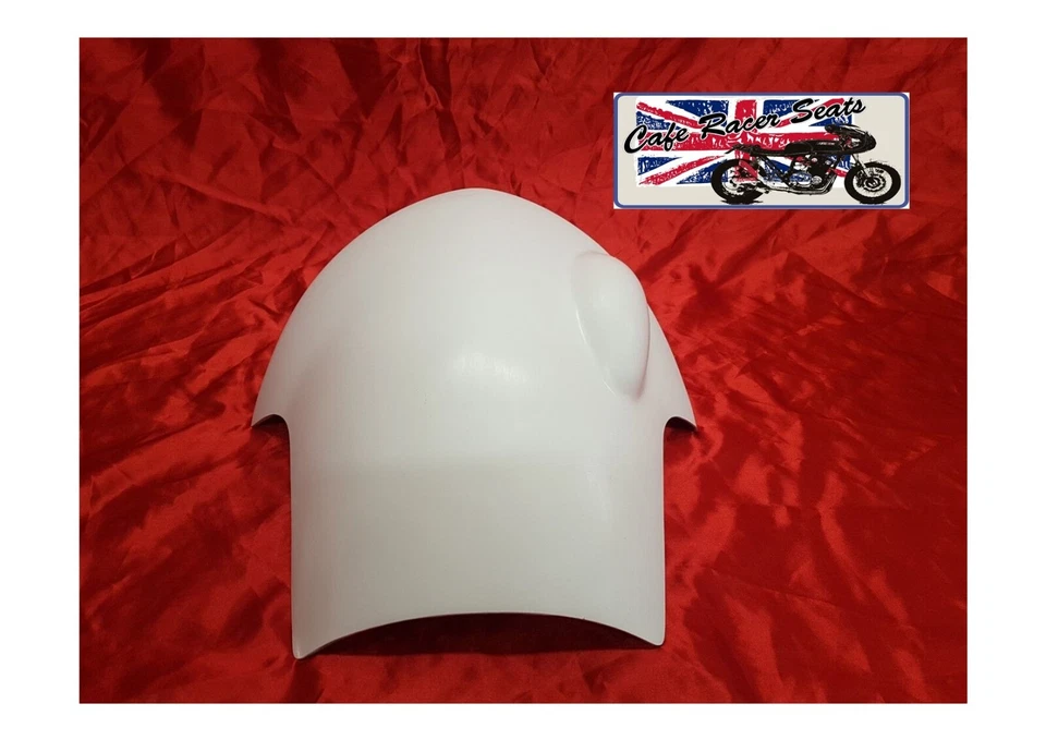 CAFE RACER TRIUMPH MOSQUITERA ACABADO EN BLANCO Foto 2 de 4