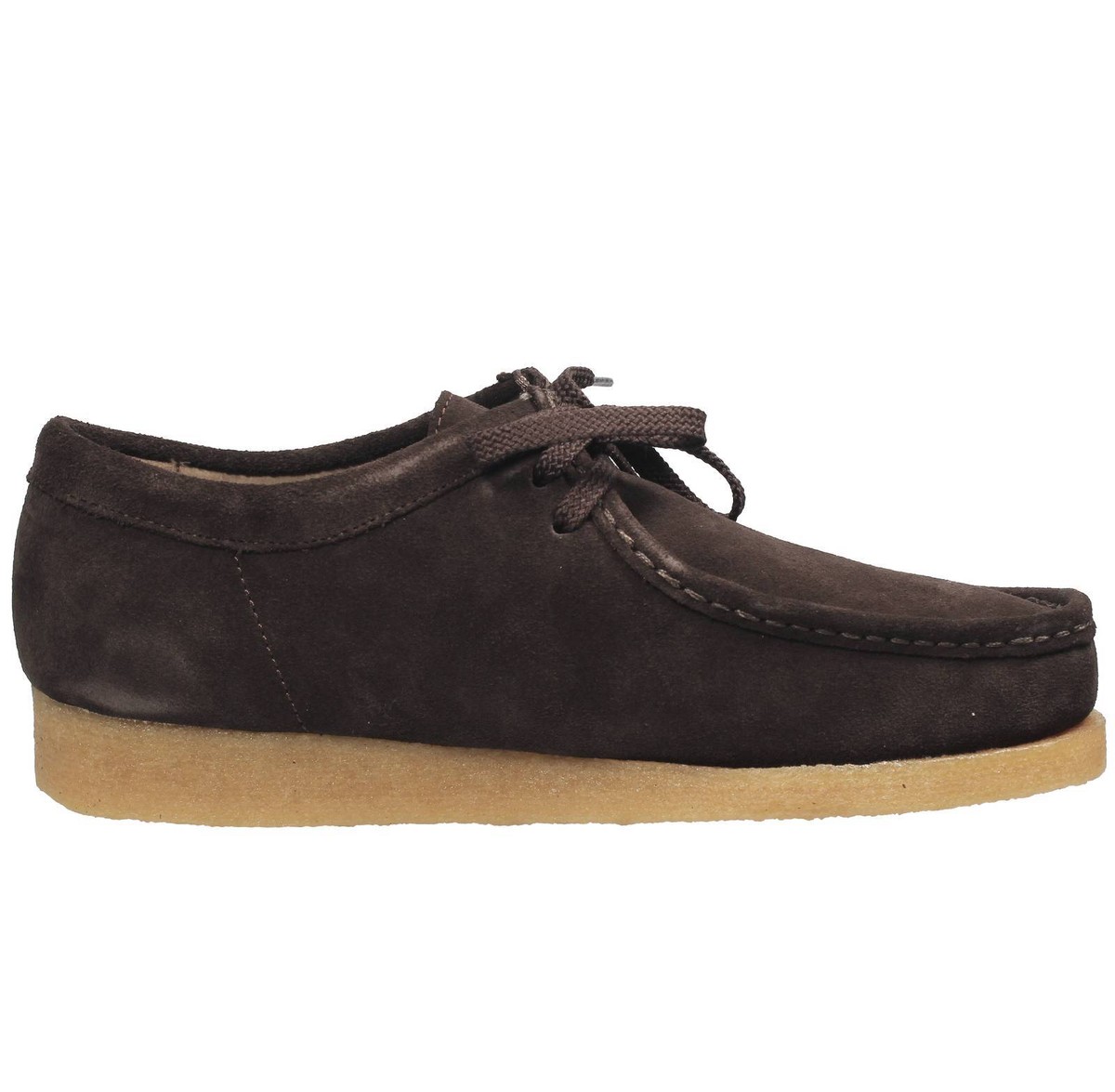 Sebago Koala Mocassini Stringati In Suede Marrone Uomo Scarpe