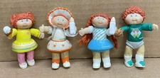 Vtg Cabbage Patch Kids Red Hair 1984 Doll Baby Girl Boy Figures PVC Toys x4 ⭐️