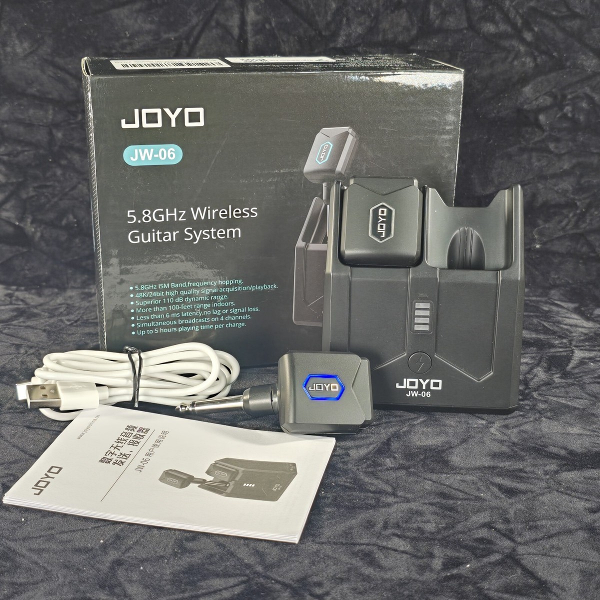 JOYO JW-06 5.8 GHz Digital Instrument Wireless System with