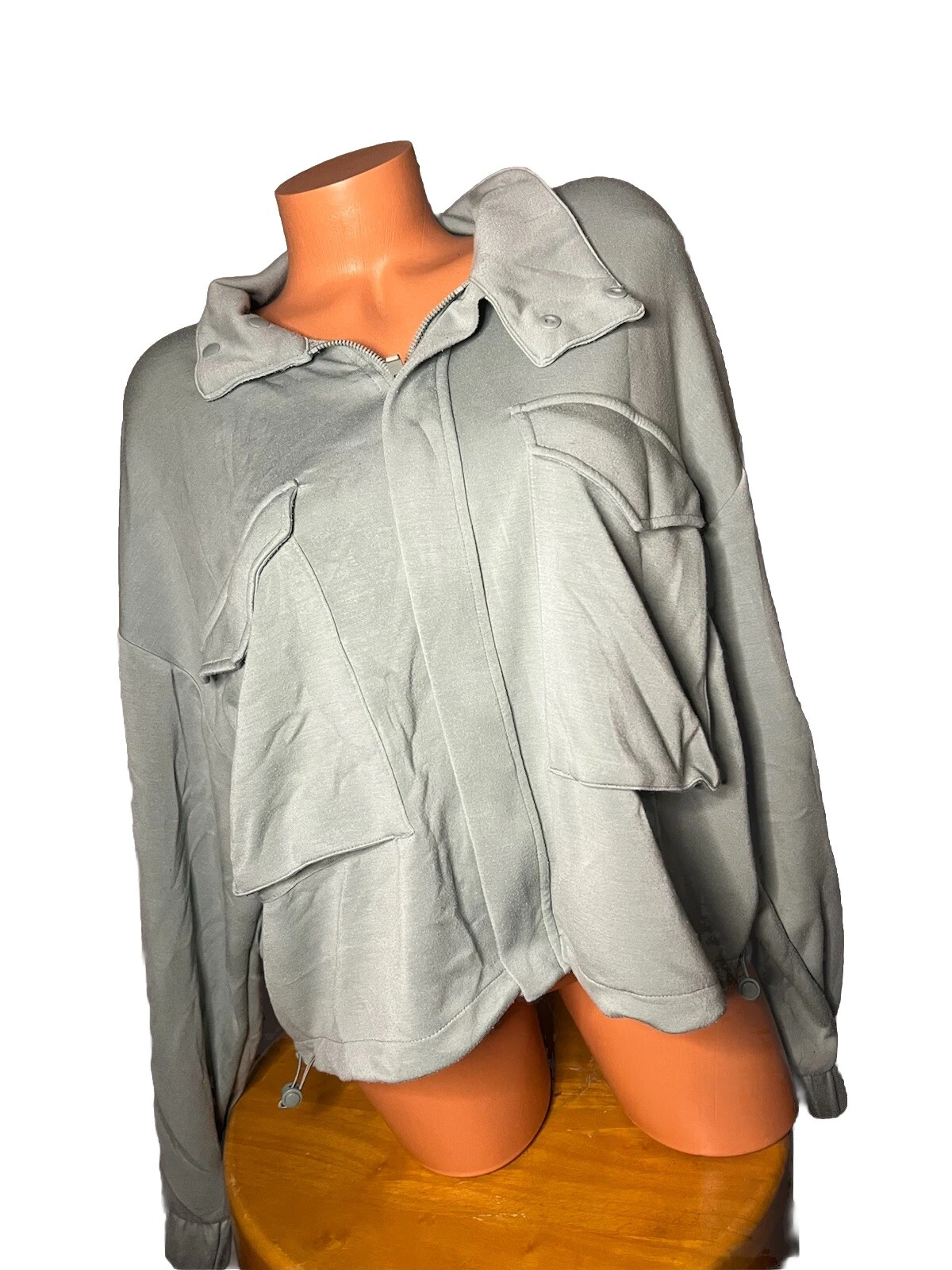 yogalicious sage large pockets modal jacket
