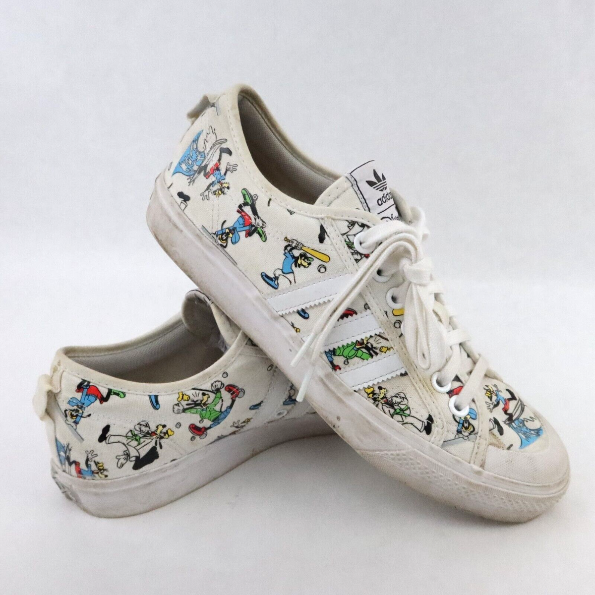 Adidas Nizza X Disney Shoes Mens 10.5 White Original Casual