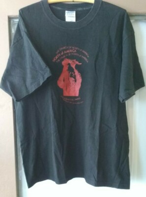 T-shirt Vintage Gildan XL Amérique Du Nord / L'église De La NOA - Noir, Taille XLT - Occasion Très Bon état