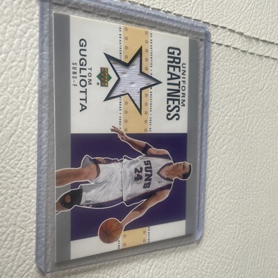 Tom Gugliotta 2002-03 Upper Deck UD Authentics Uniform Greatness #TG-U Suns