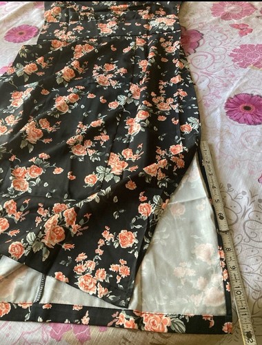 SHEIN Natella Klycheva beautiful Floral Print Halterneck Fitted Dress - Picture 10 of 12