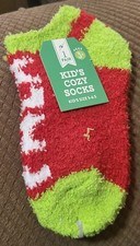 Retail Toddler Kids Cozy Socks Holiday Theme Fala Lala 1 Pair Size 5-6.5
