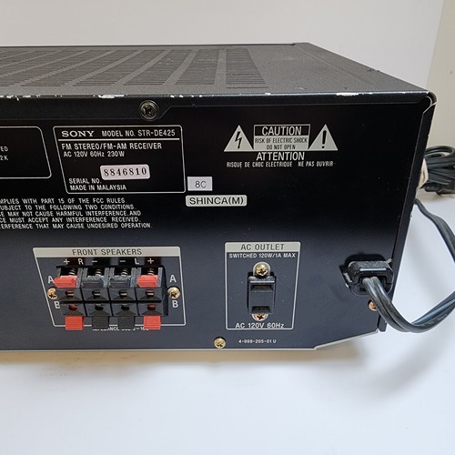 Sony STR-DE425 Receiver HiFi Stereo Vintage Home Audio 5.1 Channel Theater Radio - Picture 9 of 10