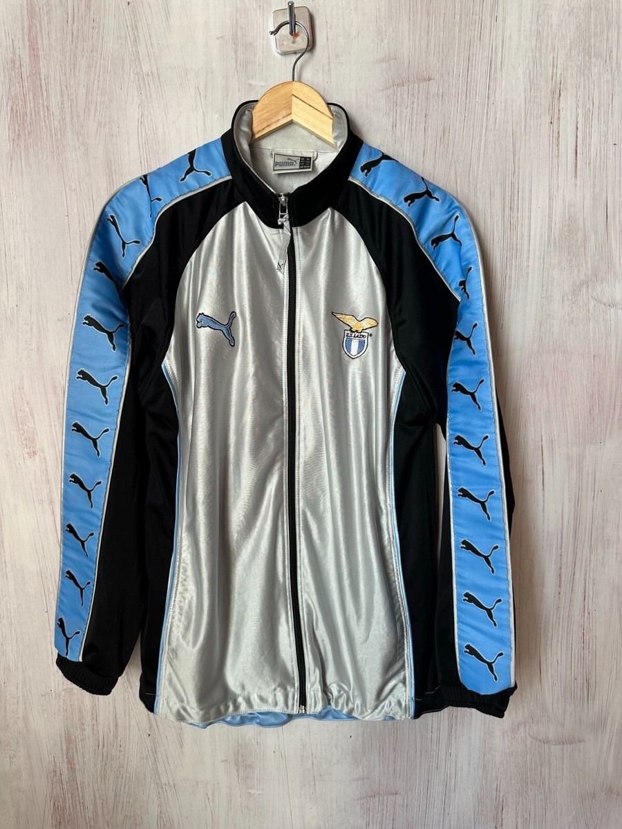 SS Lazio 1998 1999 Sz S Puma zip soccer football kit jacket SS Lazio 1998 1999 Sz S Puma zip soccer football kit jacket