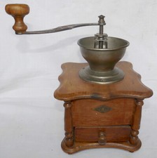 MOULIN CAFE ANCIEN à BOL et COLONNETTES LE PARFAIT BROYEUR MIGENNES années 1900