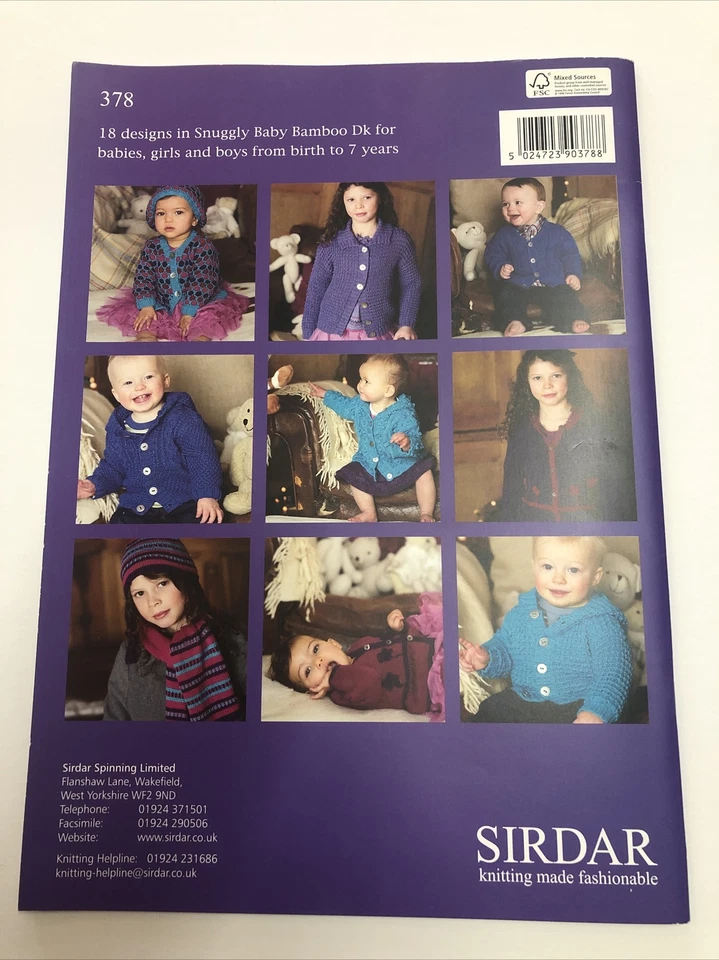 Sirdar Jack in a Box Snuggly Baby Bamboo DK Book 378 Babies & children 0-7 yrs - Image 2 of 2